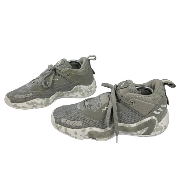 Adidas D.O.N. Issue #3 Donovan Mitchell Gray‎ Basketball Mens Shoes Size 7.5 - Picture 3 of 14